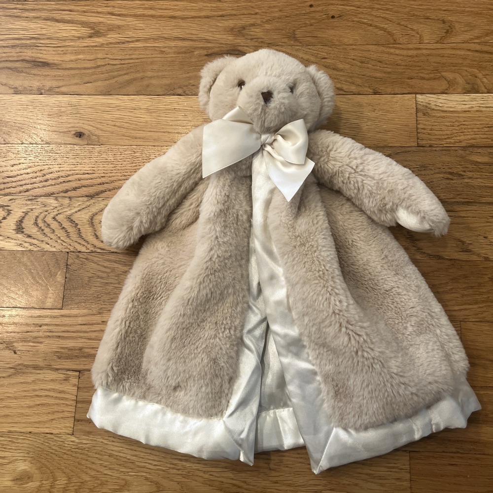 Edgehill Collection‎ Bear Security Blanket Baby Lovey Beige Tan Gund
